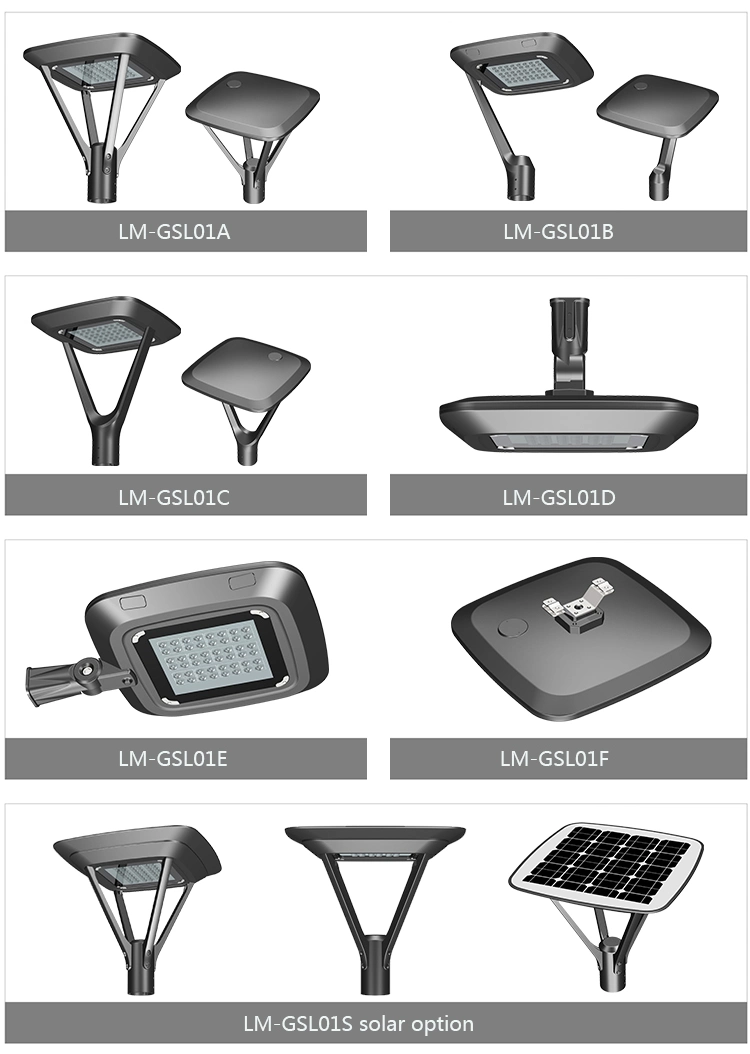 20W-120W Die Casting Aluminum IP66 Waterproof ENEC+ SAA RoHS Certificates LED Garden Park Light Manufaturer