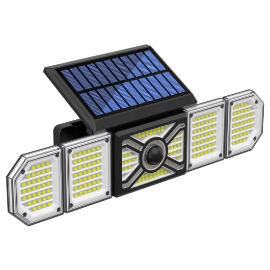 La lámpara del sensor de la pasarela emite la cuña solar más la luz de pared del sensor de movimiento de seguridad al aire libre 10 SMD